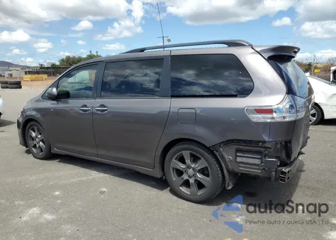 2017 Toyota Sienna Se из США, поврежденный, VIN 5TDXZ3DC8HS784298